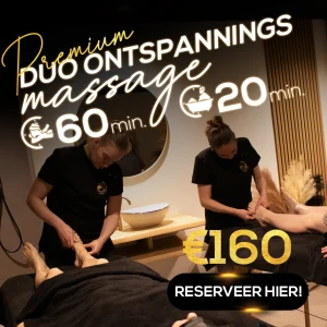 Ontspanningsmassage Premium Duo 60 minuten