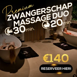 Zwangerschapsmassage Premium Duo 30 minuten