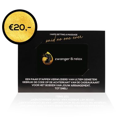 Cadeaukaart Zwanger & Relax €20,-