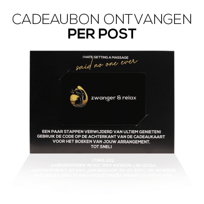 Cadeaukaart per post zwanger en relax